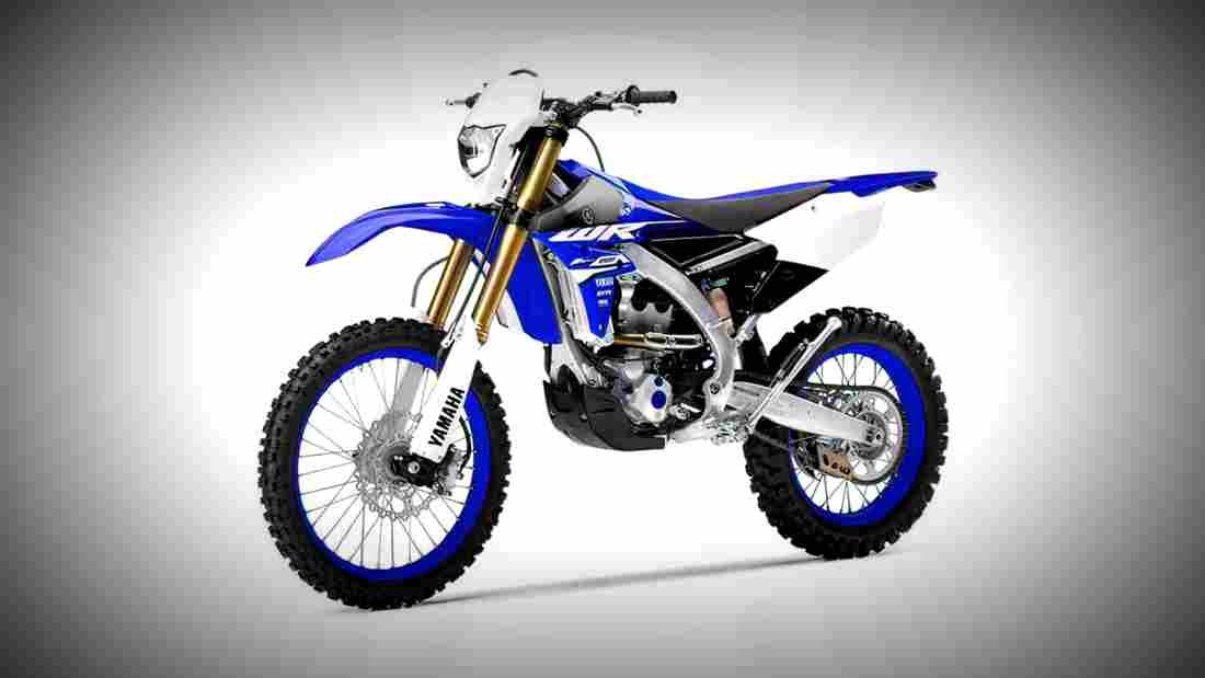 Yamaha WR250F 2019 4 motorbike A4 Photo Print
