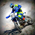 Yamaha WR250F EnduroGP 2018 3 motorbike A4 Photo Print