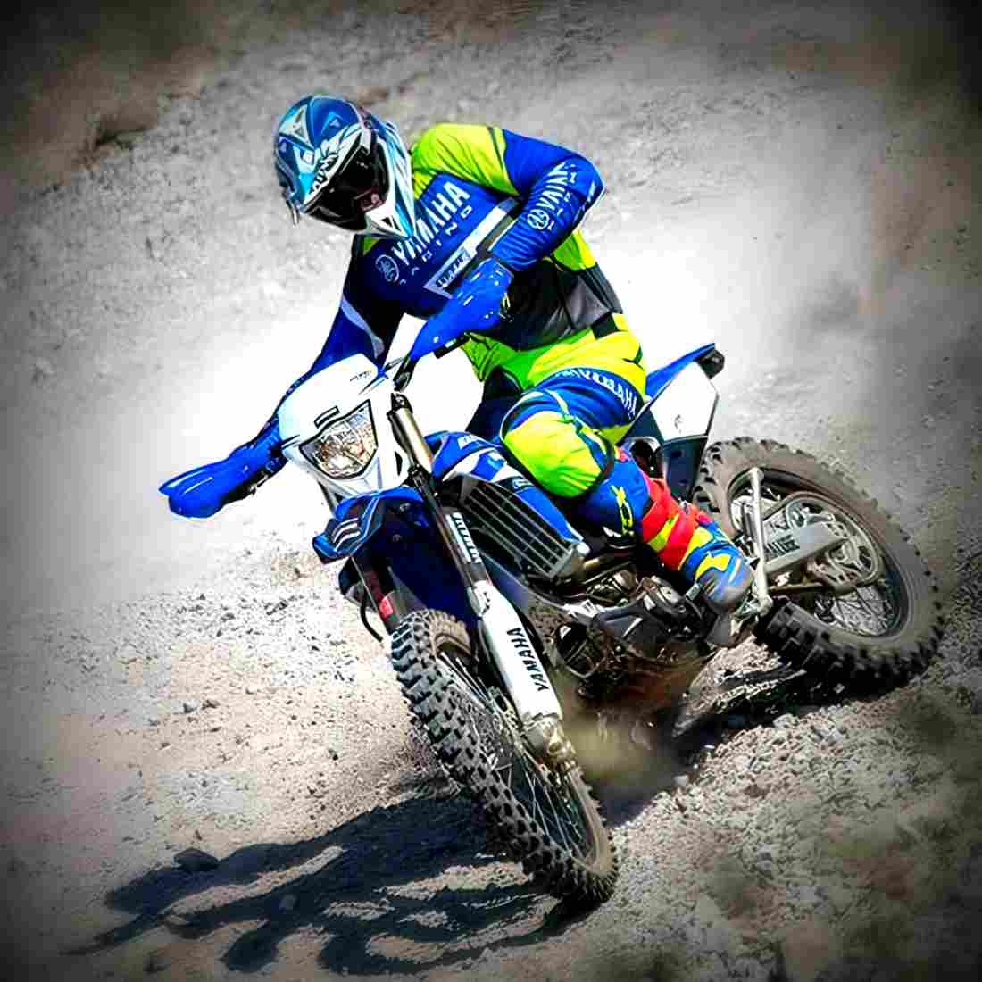 Yamaha WR250F EnduroGP 2018 3 motorbike A4 Photo Print