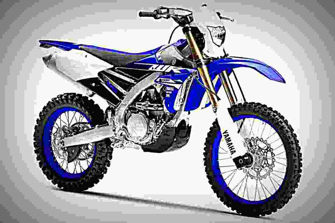Yamaha WR450F 2017 4 motorbike A4 Photo Print