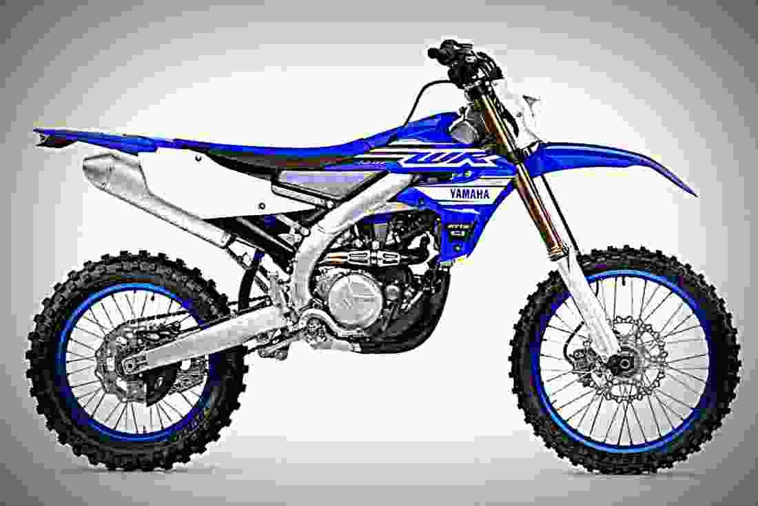 Yamaha WR450F 2019 1 motorbike A4 Photo Print