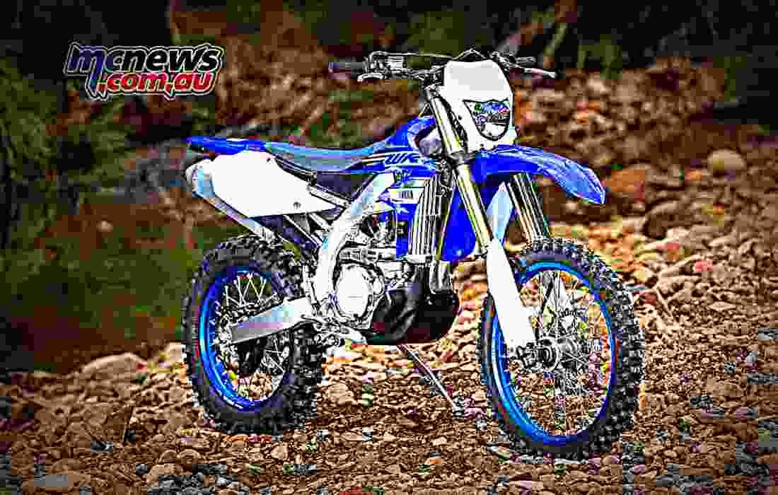 Yamaha WR450F 2019 4 motorbike A4 Photo Print