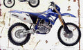Yamaha WR450F 2Trac 2004 Aged Vintage A4 Photo Print