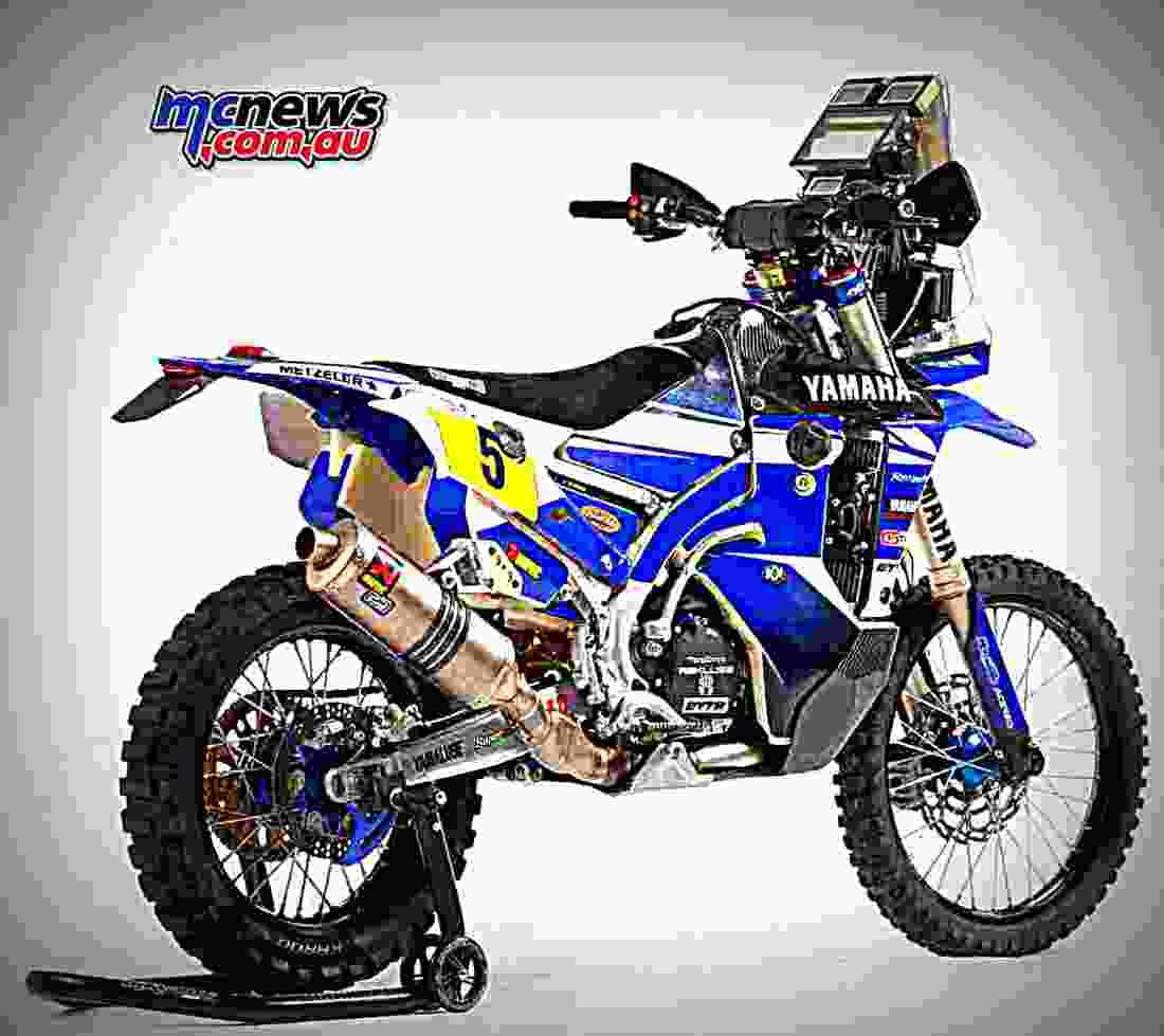 Yamaha WR450F Rally 2017 1 motorbike A4 Photo Print