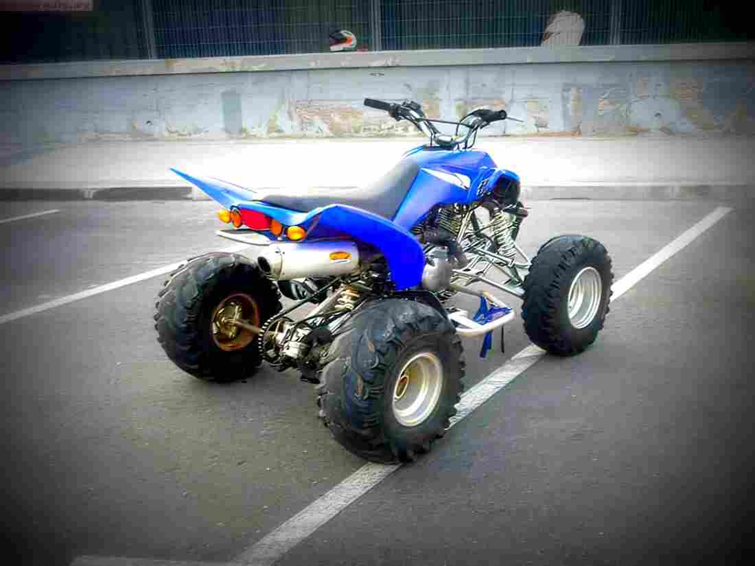 Yamaha Warrior 2000 3 motorbike A4 Photo Print