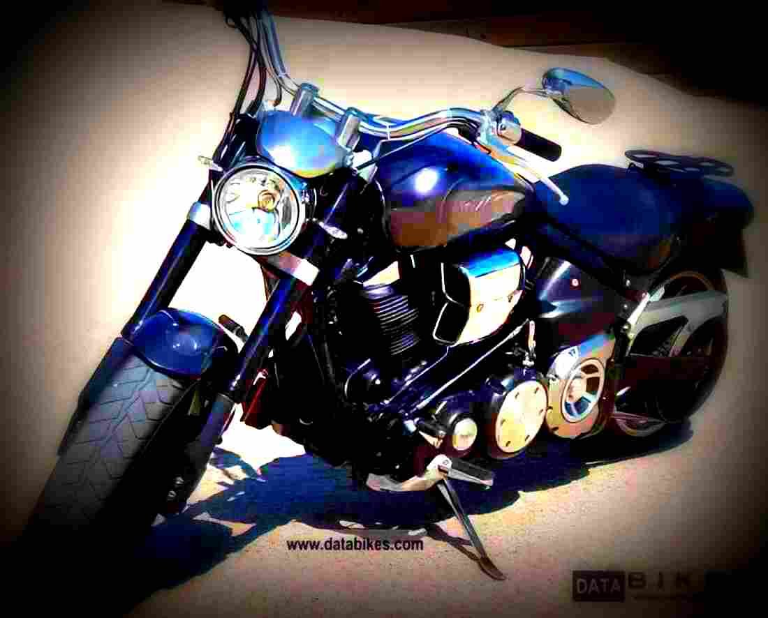Yamaha Warrior 2005 5 motorbike A4 Photo Print