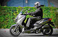 Yamaha X MAX 125 2017 4 motorbike A4 Photo Print