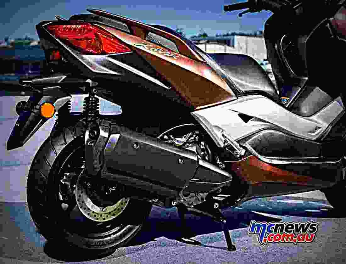 Yamaha X MAX 300 2017 3 motorbike A4 Photo Print