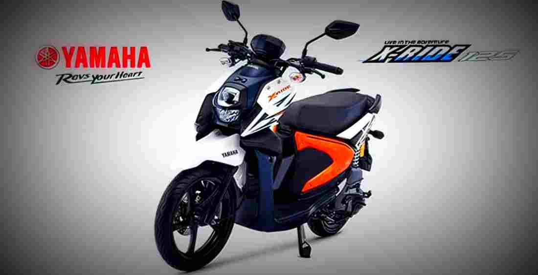 Yamaha X Ride 125 2018 2 motorbike A4 Photo Print