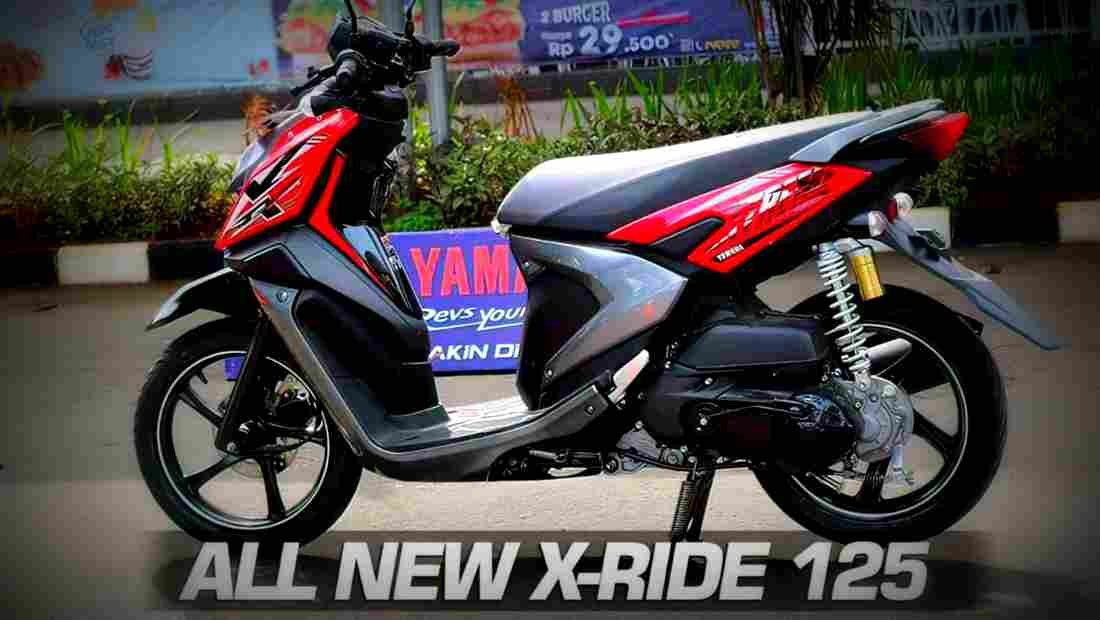 Yamaha X Ride 125 2018 4 motorbike A4 Photo Print