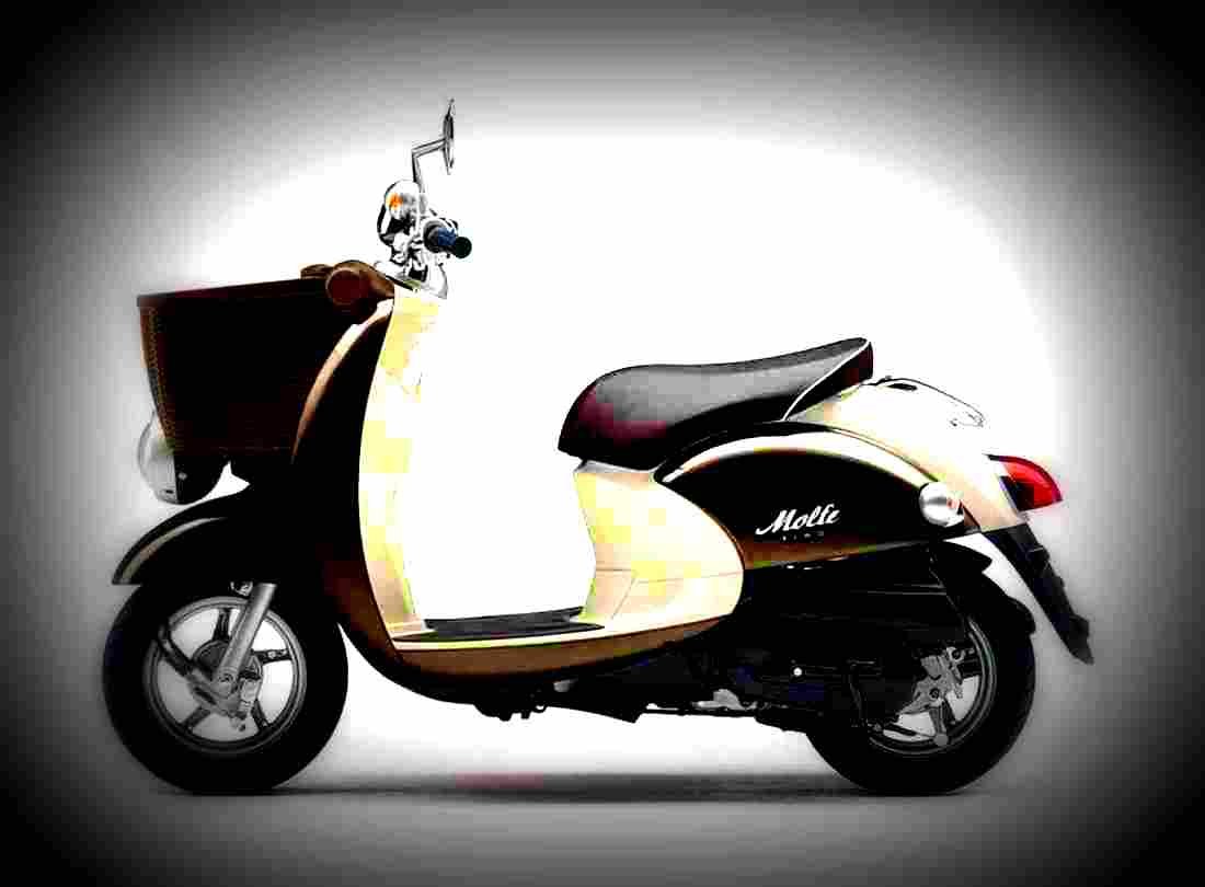 Yamaha XC50D Vino Molfe 2018 3 motorbike A4 Photo Print