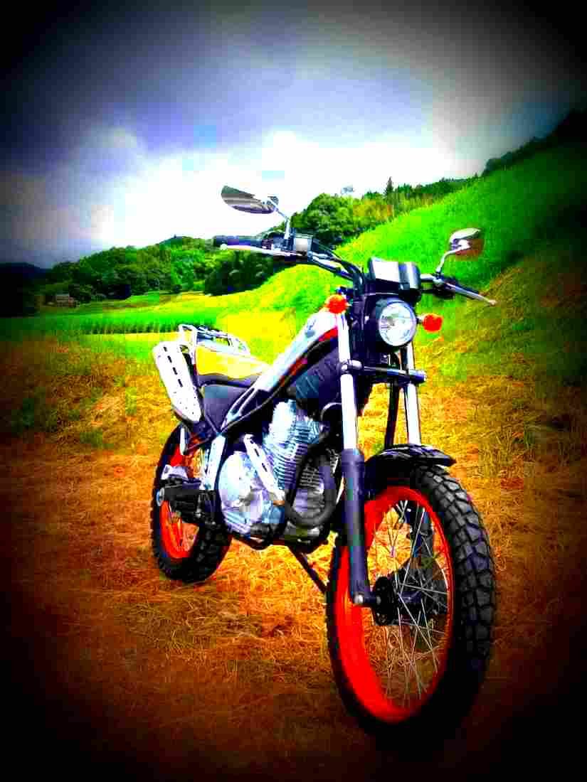 Yamaha XG250 Tricker XG250 Tricker 1 motorbike A4 Photo Print