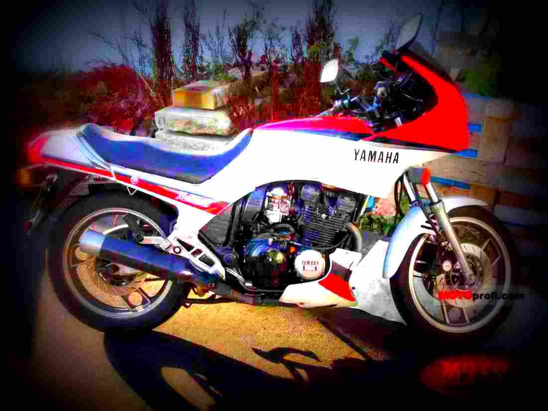 Yamaha XJ 600 1985 2 motorbike A4 Photo Print