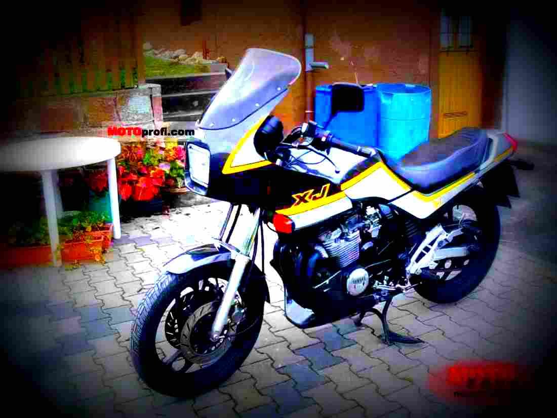 Yamaha XJ 600 1986 2 motorbike A4 Photo Print