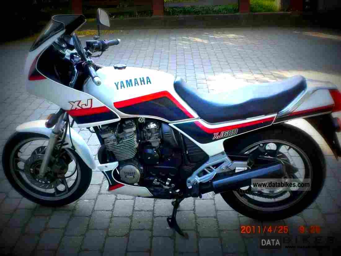 Yamaha XJ 600 1989 2 motorbike A4 Photo Print