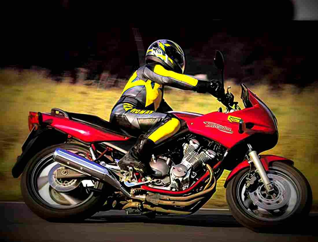 Yamaha XJ 600 1989 5 motorbike A4 Photo Print
