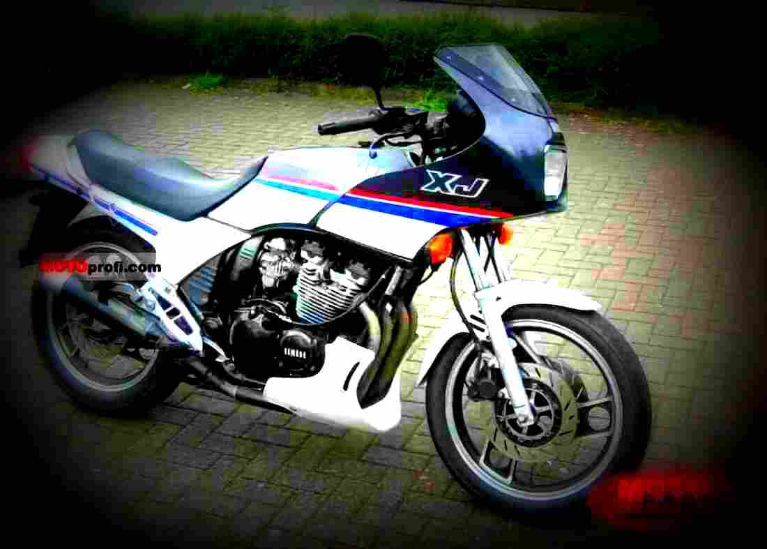Yamaha XJ 600 1989 6 motorbike A4 Photo Print