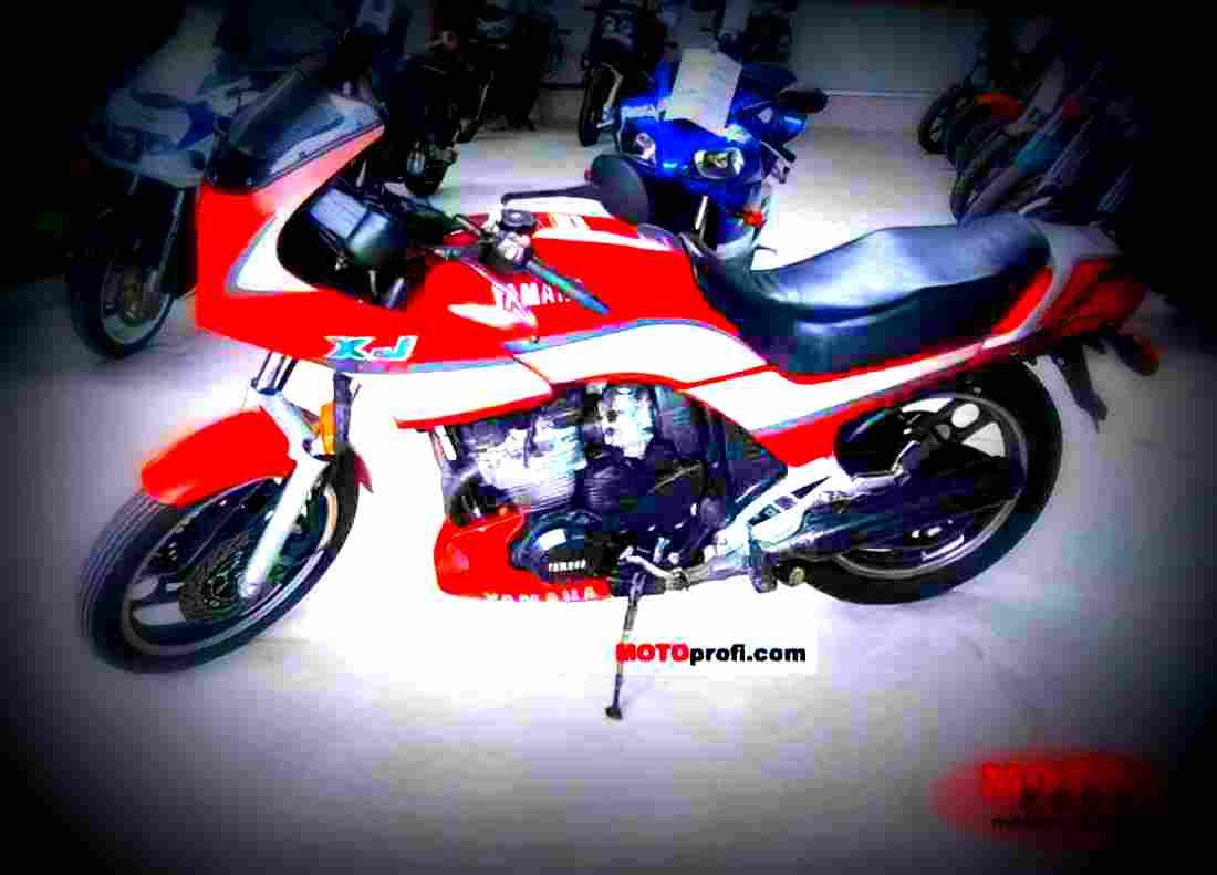 Yamaha XJ 600 1991 4 motorbike A4 Photo Print