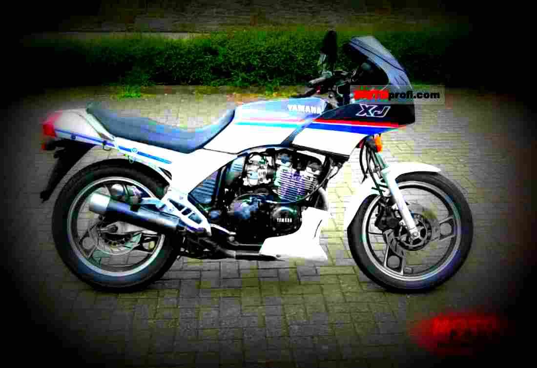 Yamaha XJ 600 1991 6 motorbike A4 Photo Print
