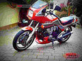 Yamaha XJ 600 S 1986 2 motorbike A4 Photo Print