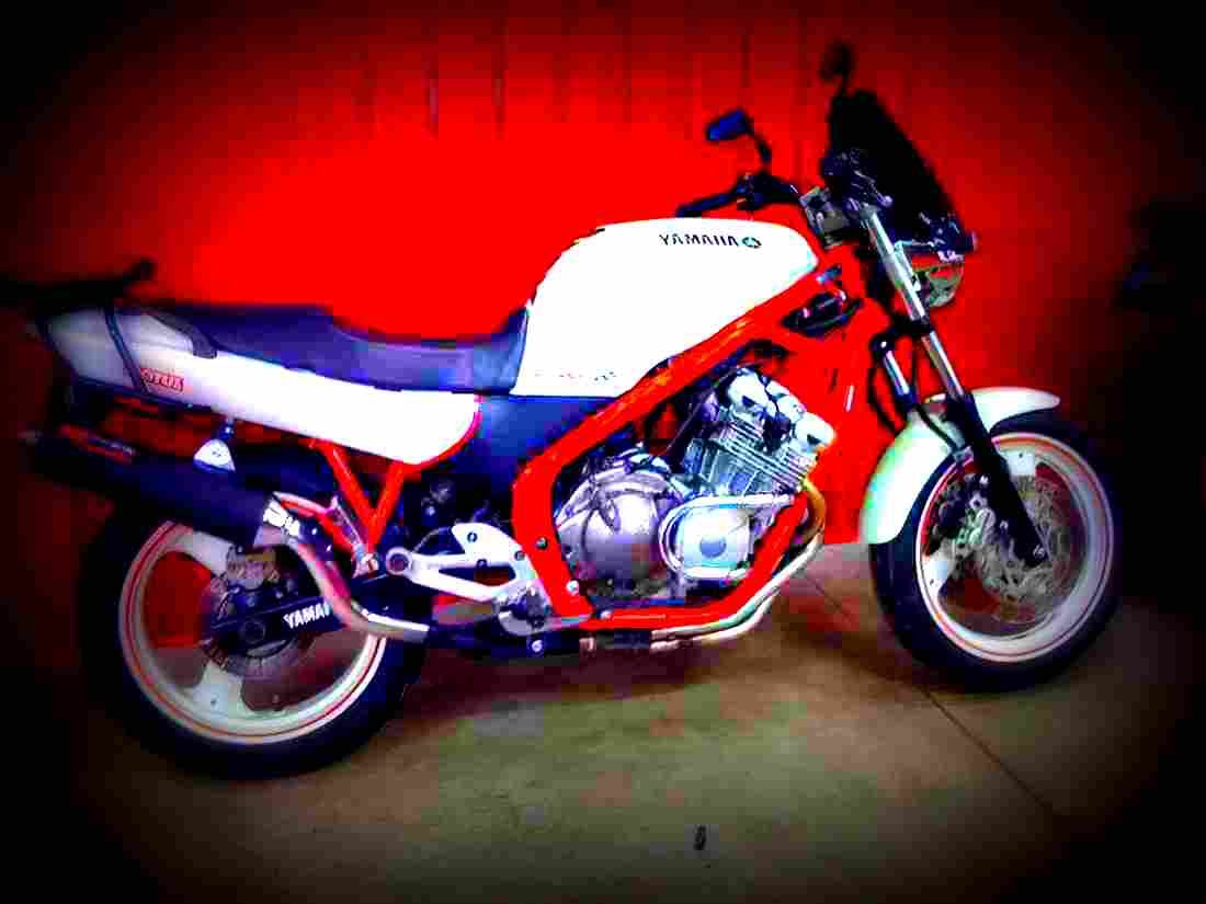 Yamaha XJ 600 S Diversion 1992 4 motorbike A4 Photo Print