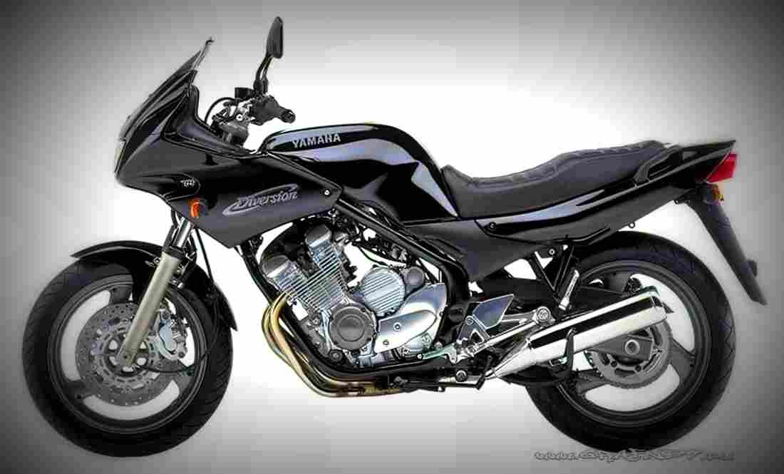 Yamaha XJ 600 S Diversion 1996 2 motorbike A4 Photo Print