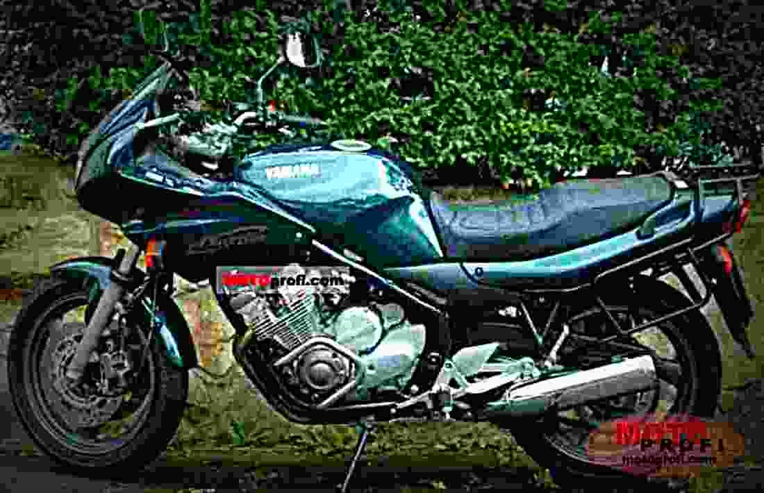 Yamaha XJ 600 S Diversion 1996 5 motorbike A4 Photo Print