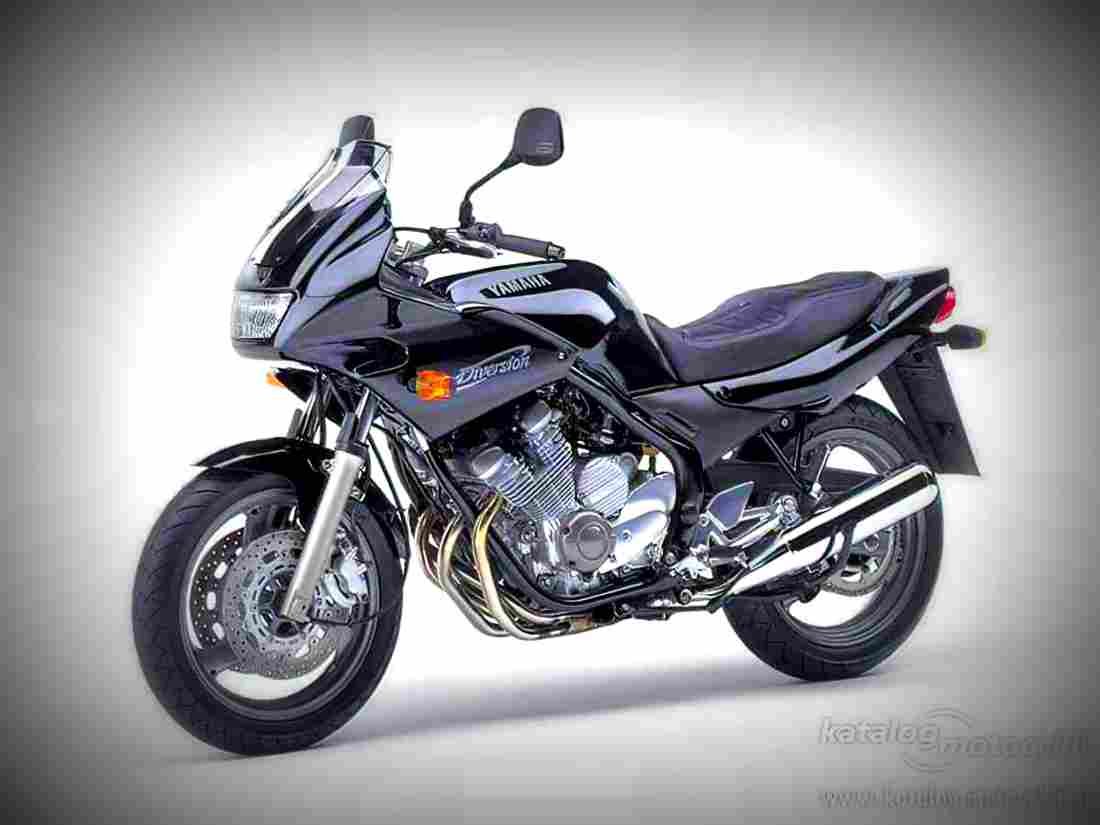 Yamaha XJ 600 S Diversion 1998 5 motorbike A4 Photo Print