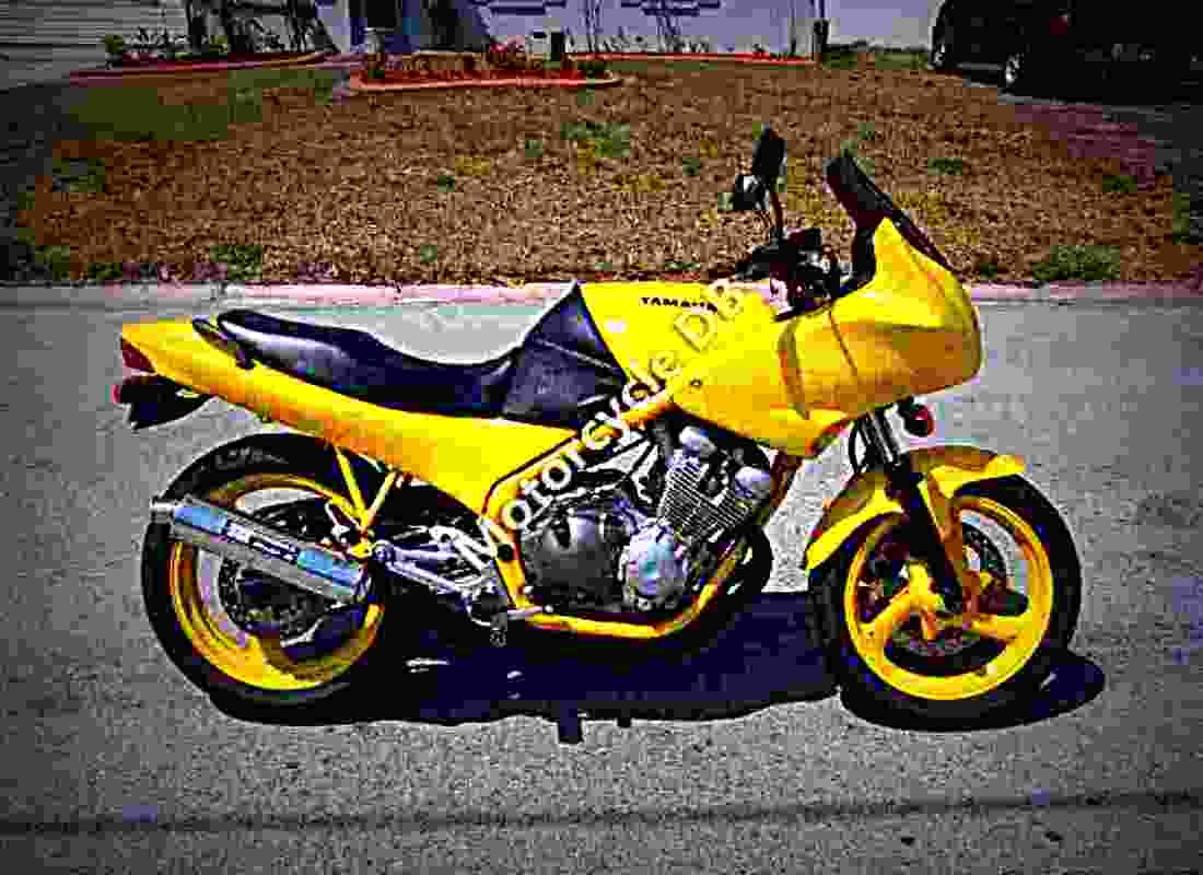 Yamaha XJ 600 S Diversion 1999 5 motorbike A4 Photo Print