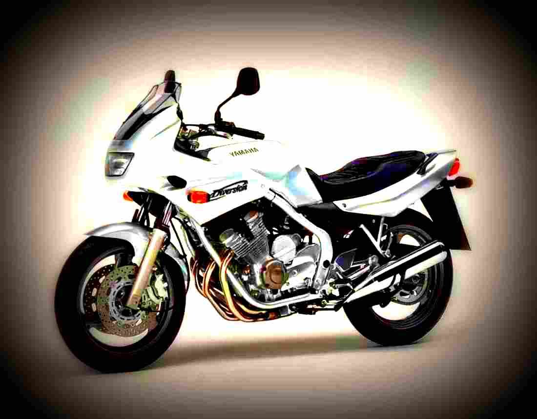Yamaha XJ 600 S Diversion 2002 4 motorbike A4 Photo Print