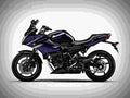 Yamaha XJ 600 (reduced effect) 1991 2 motorbike A4 Photo Print