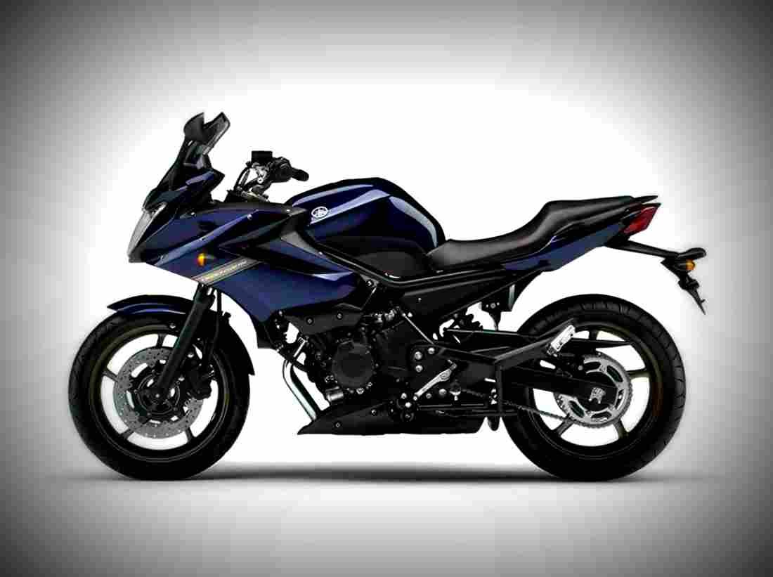 Yamaha XJ 600 (reduced effect) 1991 3 motorbike A4 Photo Print