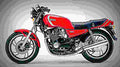 Yamaha XJ 650 1980 3 motorbike A4 Photo Print