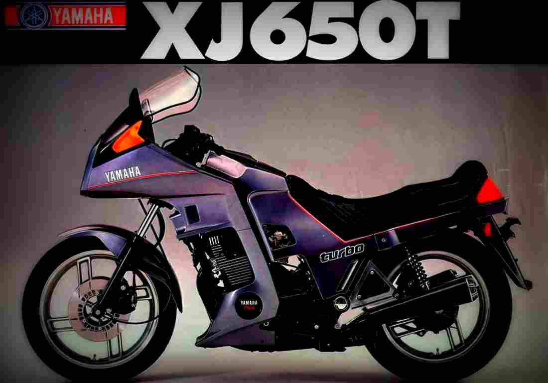 Yamaha XJ 650 Turbo 1985 3 motorbike A4 Photo Print