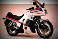 Yamaha XJ 650 (reduced effect) 1982 1 motorbike A4 Photo Print