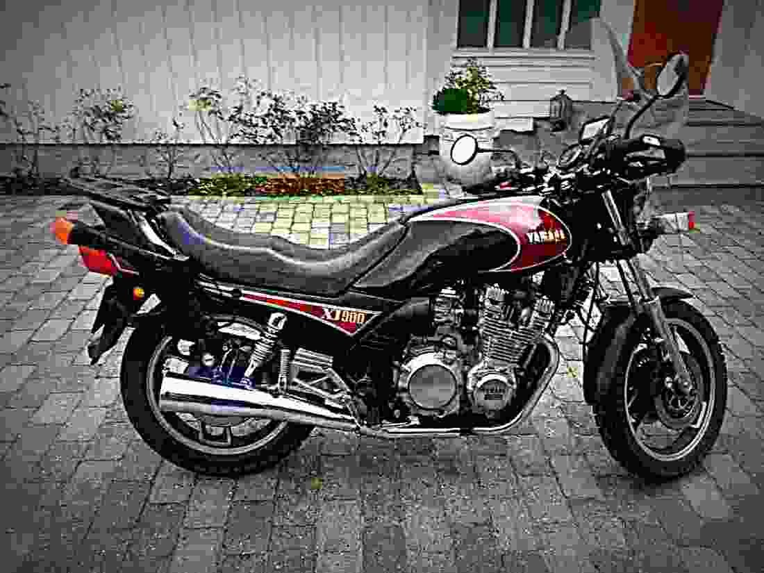 Yamaha XJ 900 1986 2 motorbike A4 Photo Print