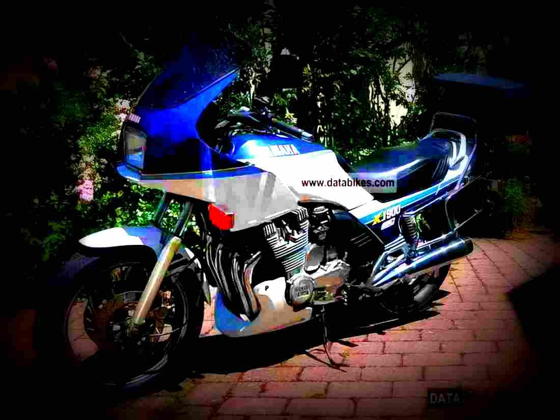 Yamaha XJ 900 F 1991 5 motorbike A4 Photo Print