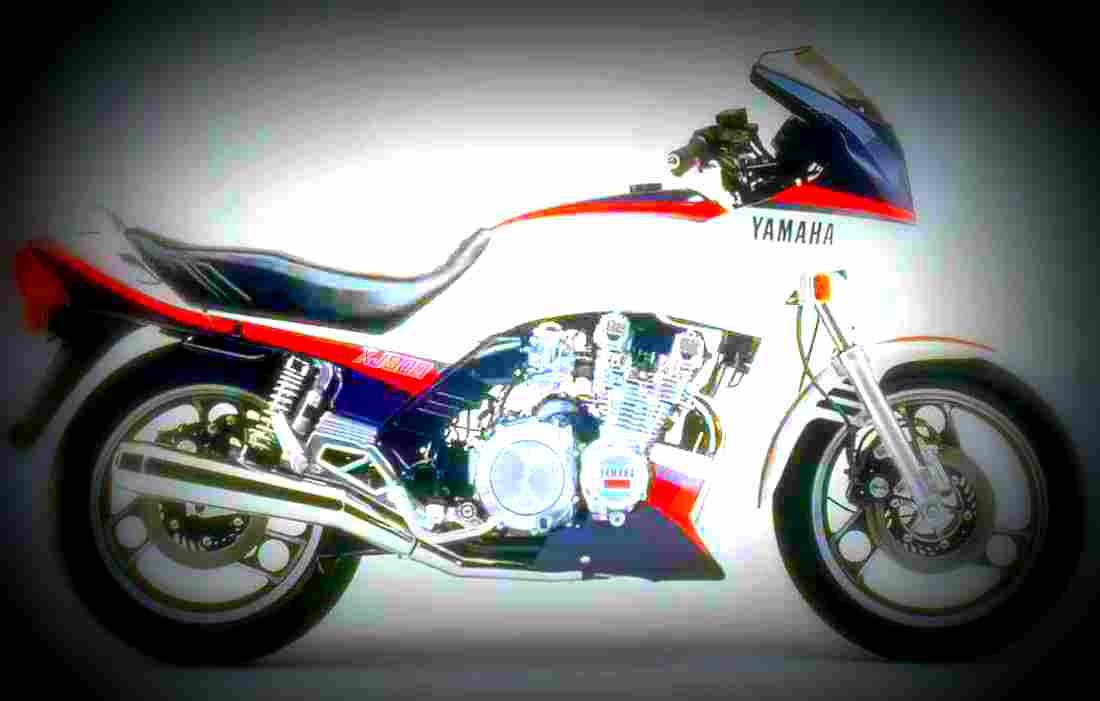 Yamaha XJ 900 F 1991 6 motorbike A4 Photo Print