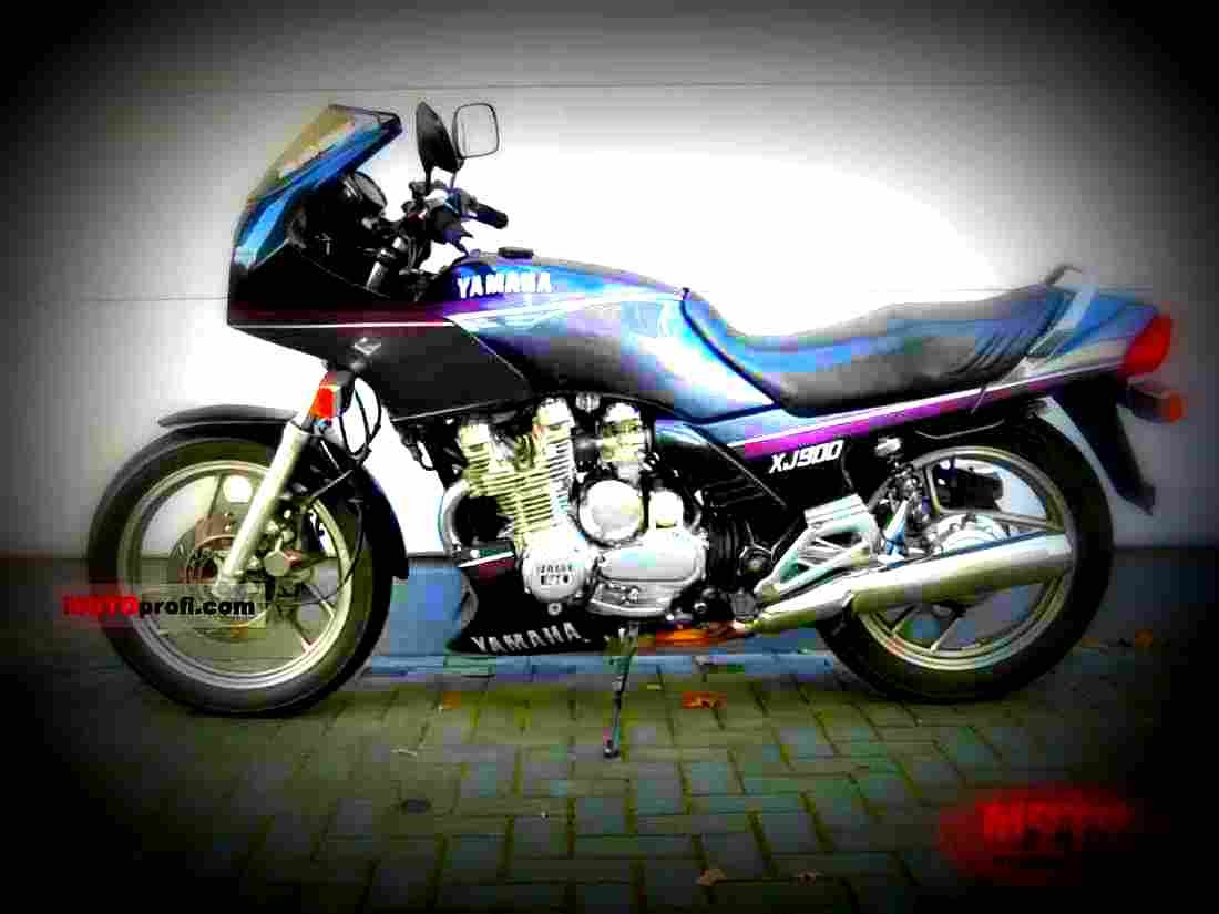 Yamaha XJ 900 F 1992 6 motorbike A4 Photo Print