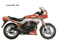 Yamaha XJ600 1984 motorbike A4 Photo Print