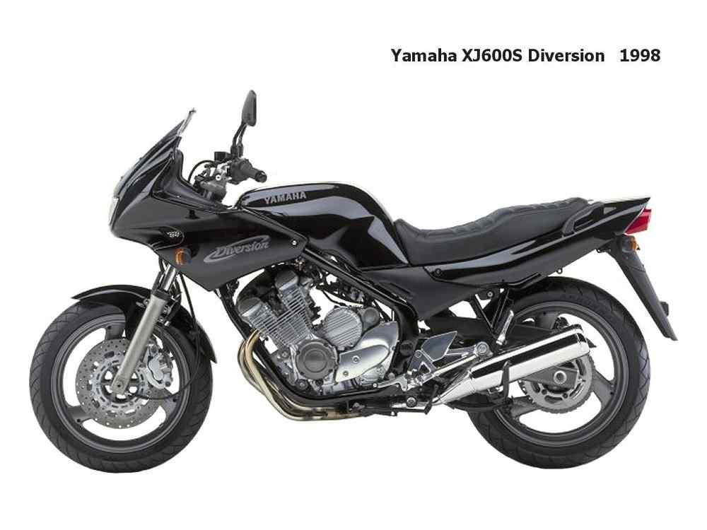 Yamaha XJ600S Diversion 1998 motorbike A4 Photo Print