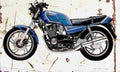 Yamaha XJ650 1983 Aged Vintage A4 Photo Print