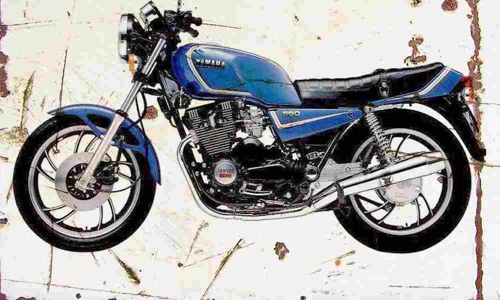 Yamaha XJ650 1983 Aged Vintage A4 Photo Print