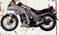 Yamaha XJ650Turbo 1982 Aged Vintage A4 Photo Print