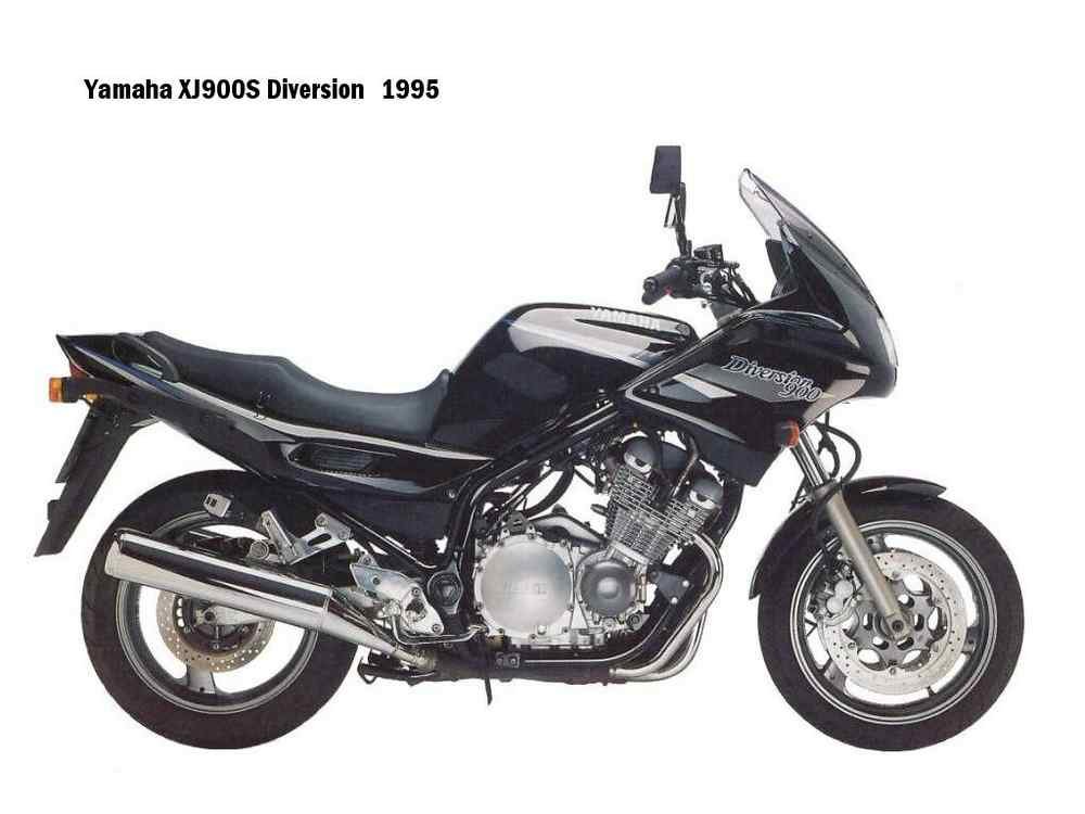Yamaha XJ900S Diversion 1995 motorbike A4 Photo Print