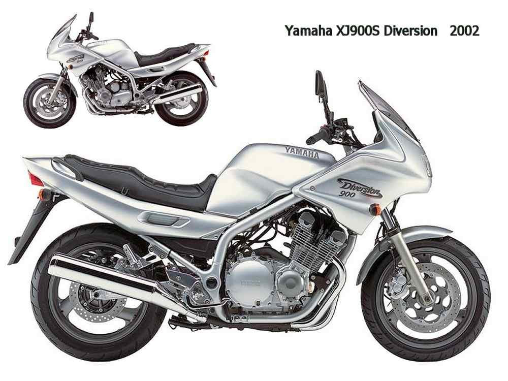 Yamaha XJ900S Diversion 2002 motorbike A4 Photo Print
