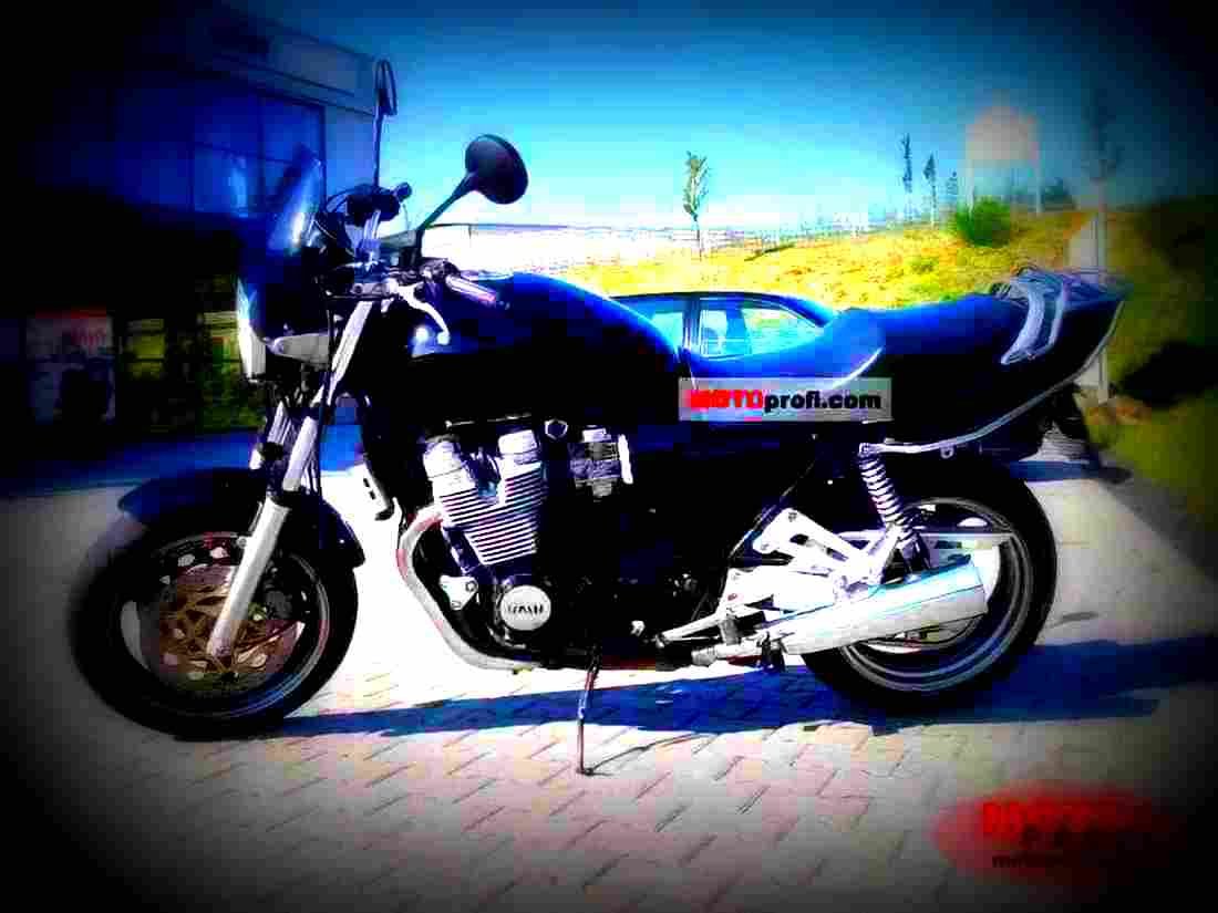 Yamaha XJR 1200 1996 2 motorbike A4 Photo Print