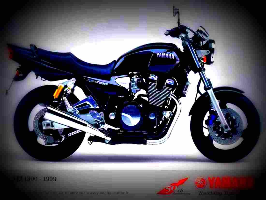 Yamaha XJR 1200 1997 2 motorbike A4 Photo Print