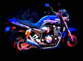 Yamaha XJR 1300 2000 2 motorbike A4 Photo Print