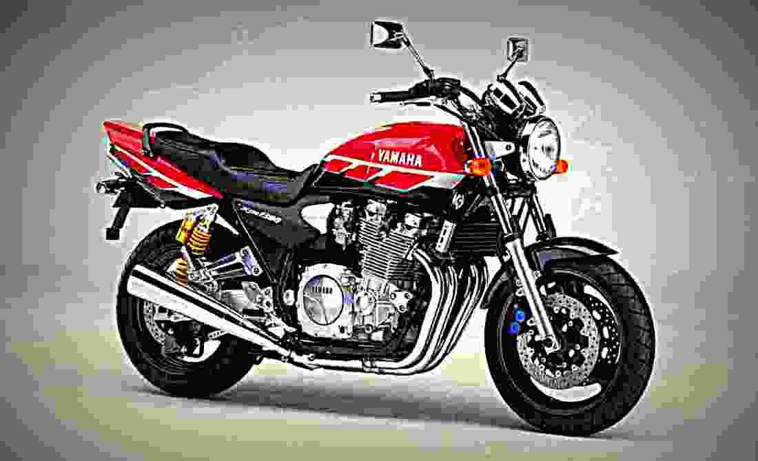 Yamaha XJR 1300 2000 3 motorbike A4 Photo Print